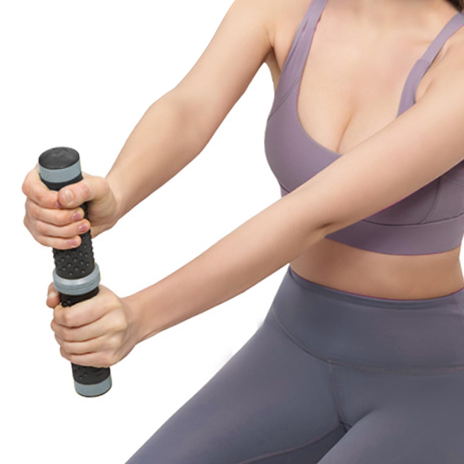 Agarre giratorio para barra de resistencia: barra de resistencia para terapia física, entrenador de fuerza de agarre giratorio, barras ejercitadoras de mano, fortalecedor de brazos, muñecas y codos