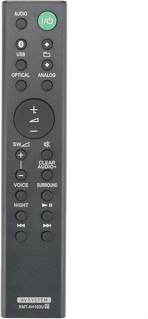 RMT-AH103U Replace Remote Control - VINABTY RMT AH103U Sound Bar Remote Control Replacement for SONY Soundbar System RMTAH103U HT-CT80 SA-CT80 HTCT80 SACT80 SS-WCT80 SSWCT80 Remote Controller
