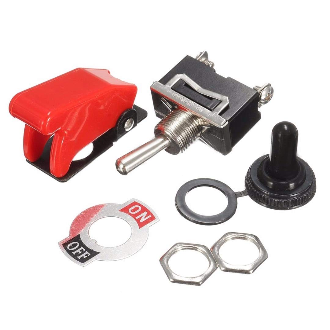 1 Set ON/OFF SPST Switch Heavy Duty 2 Positions Toggle Type Switch with