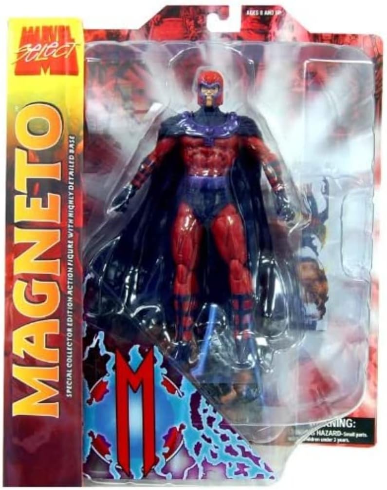 DIAMOND SELECT TOYS Marvel Select: Magneto Action Figure 7 Inches