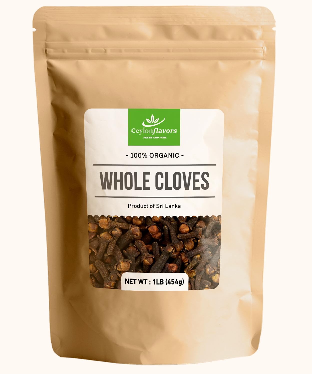 CyelonFlavor Fresh & Pure Organic Premium Hand Picked whole cloves 16 oz
