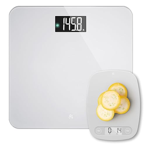 Greater Goods Báscula de cocina esencial y báscula Accucheck (gris)