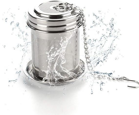 Tea Ball Infuser Extra Fine Mesh Tea Infuser Threaded Connection, 18/8 Stainless Steel
