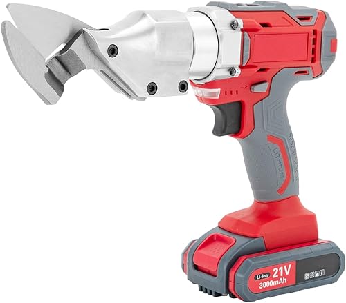 Tijeras de metal de 21 V, cabezal giratorio de velocidad, cortador de metal eléctrico, cizallamiento de corte, tijeras de corte, herramienta