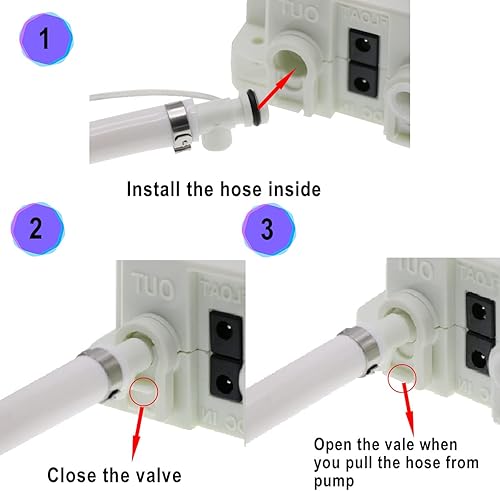 Miniatura 2 de TDR Jacky Bomba dispensadora de agua para botellas, 110 V, 40 psi, 1 GPM para el hogaroficina, cocina, refrigerador, cafetera para botella de agua