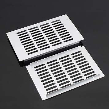 Air Vent Grille 150x200mm Aluminum Rectangle Cabinet Cabinet Air Vent Grille Cover Brick Wall Door