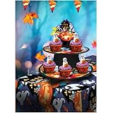 Muffin Ständer Halloween Geister Party, 3 Etagen, ca. 36x28 cm