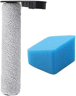 Replacement Roller Brush and Sponge Kit for JONR ED12 Lite Cordless Dry Vacuum Cleaner, Compatible with Hardwood, Marble Floors, 1-Pack