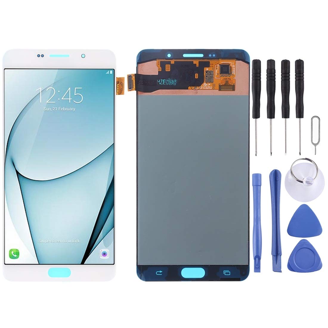 Écran LCD complet Galaxy A9 Pro 2016 noir afficheur vitre A910F - 7