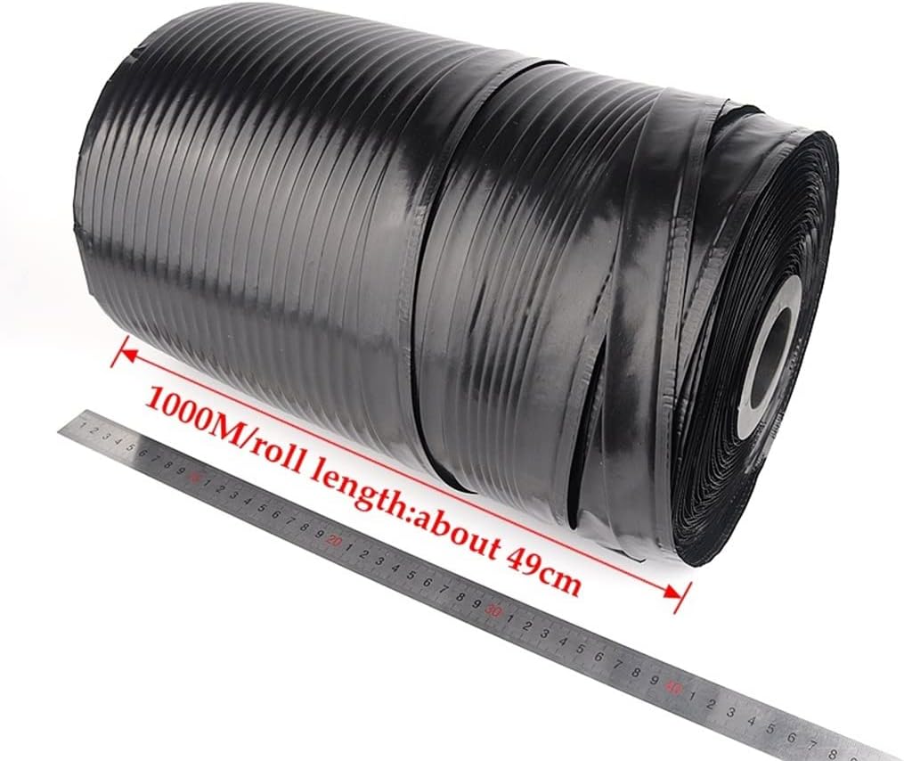 1000M 16mm×0.2mm Drip Garden Farm Saving Water 3L/Hour Flow Agricultural Irrigation Drip Tape Hose, for Stake in Garden Irrigation Tubing