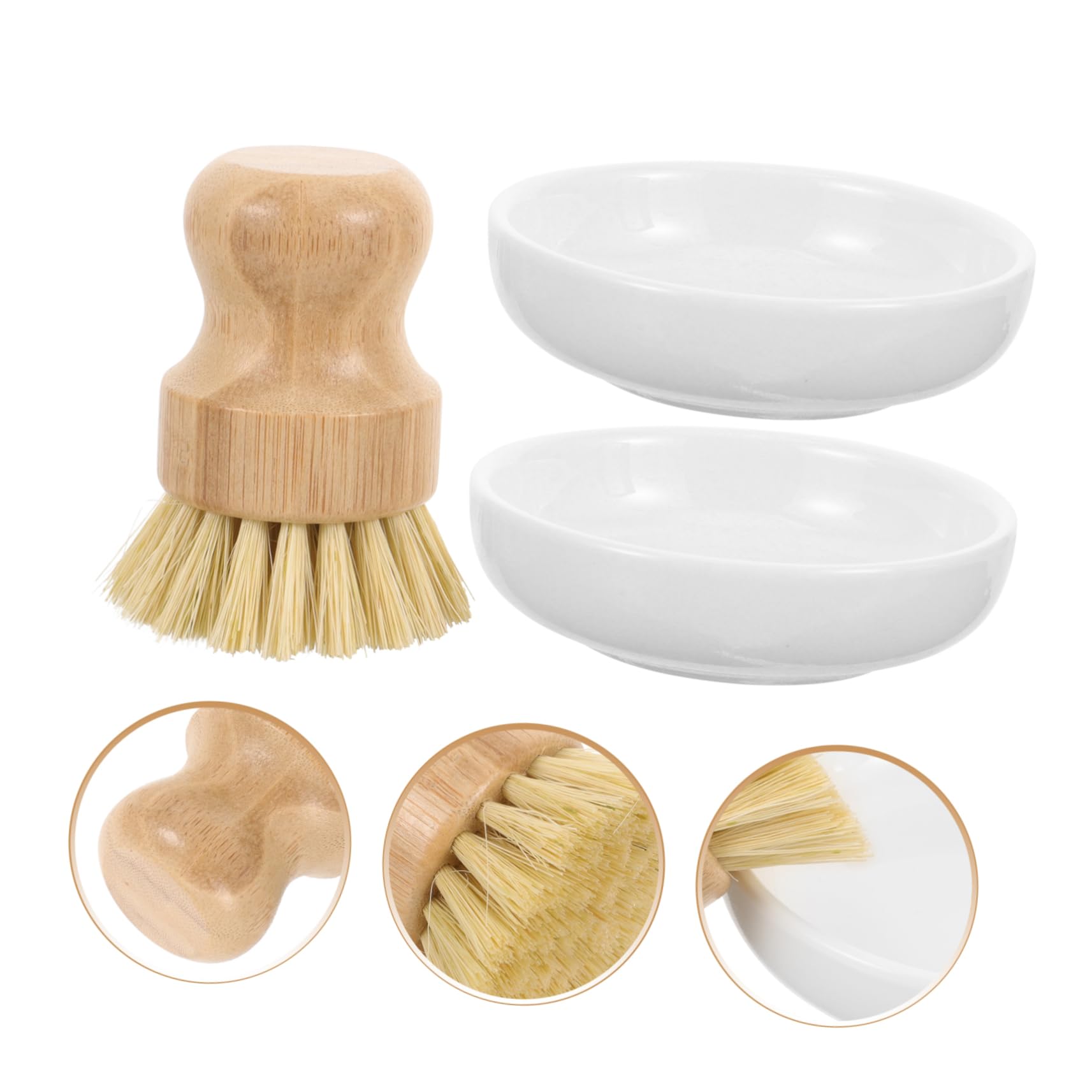 Cabilock 5 Sätze Küchenreinigungsbürsten Set aus Kleinen Reinigungsbürsten für Töpfe Pfannen und Woks für von Geschirr Utensilien und Oberflächen