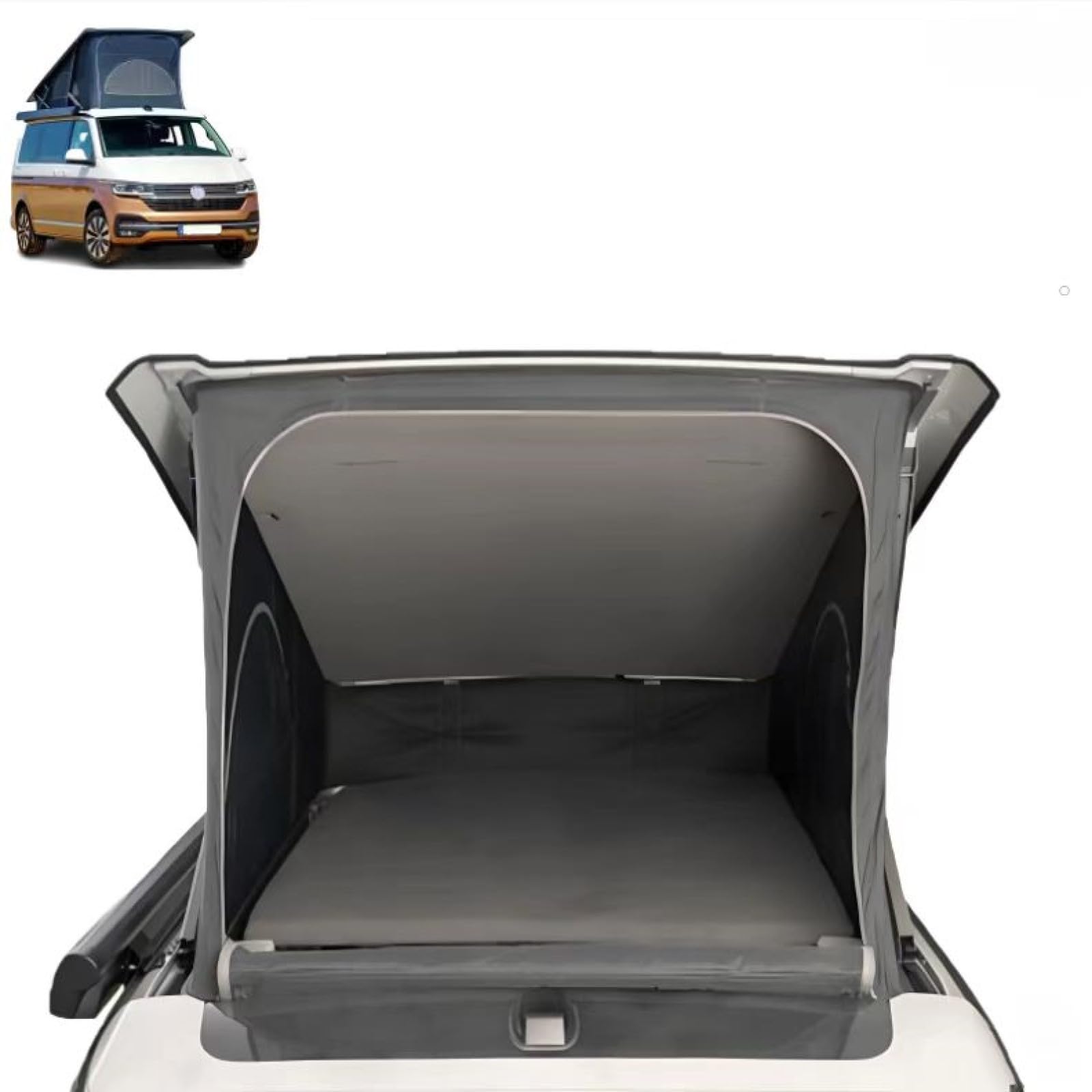 Drap housse pour camping-car VW T6.1 California Pop Up Roof pour lit arrière