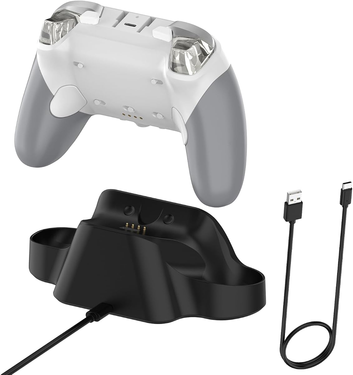 for GameSir G7 Pro Controller Charger Dock Station with Charging Cable,Magnetic Charging Cradle for GameSir G7 Pro Charge Station Base-Black