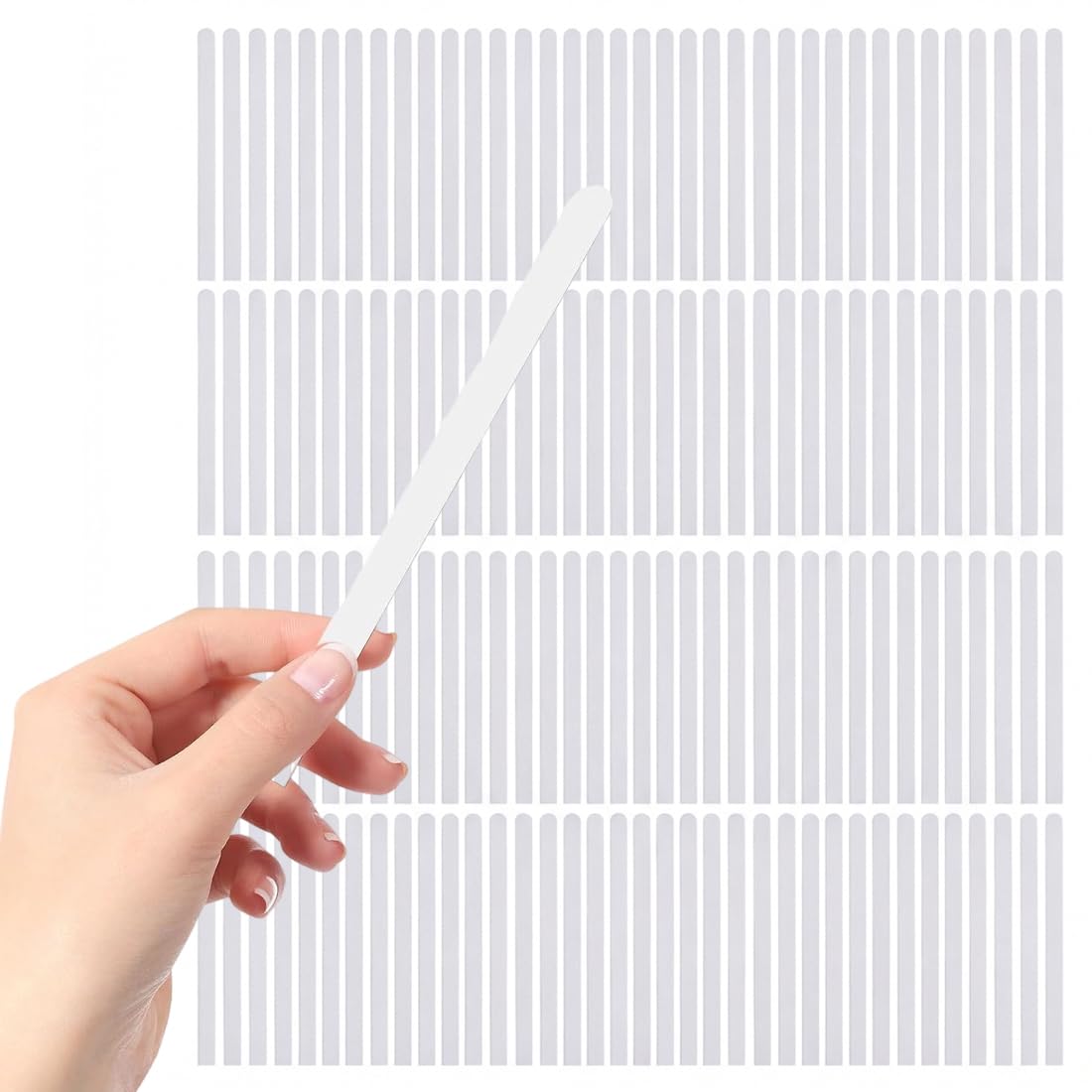 200 Pieces Disposable Perfume Test Strips, Suitable for Men and Women, Aromatherapy Test Paper and Essential Oils (13.0×1cm)