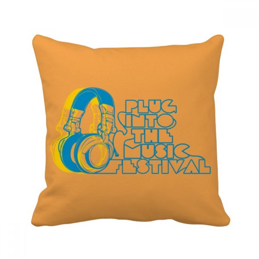 Coussin guitare festival de musique multicolore pour transformer l'ambiance de votre salon