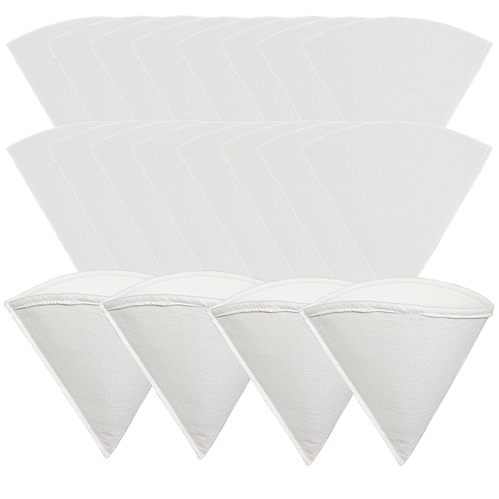 20PCS Maple Syrup Filters Set, 9 inches Reusable Premium Food Grade Filters, 16 Pre-filter&4 Heavy-duty filter, Beeswax Filters (20PCS)