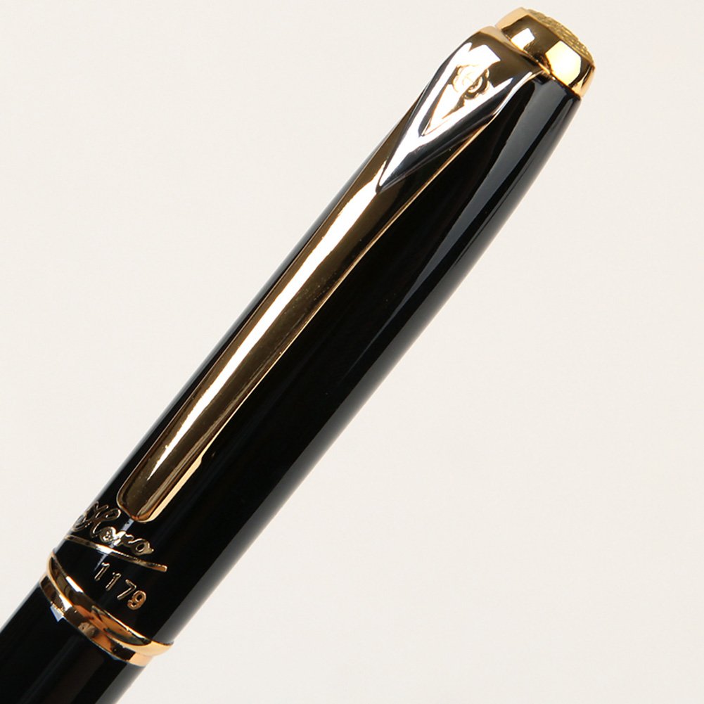 Amazon | Gullor ヒーロー 1179年万年筆 14 k 金ペン先 - 金のペン