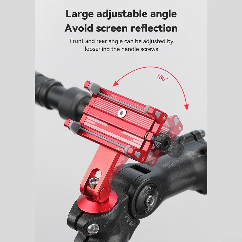 Support De Téléphone Réglable à 360 Degrés Pour Vélo Avec Outil D