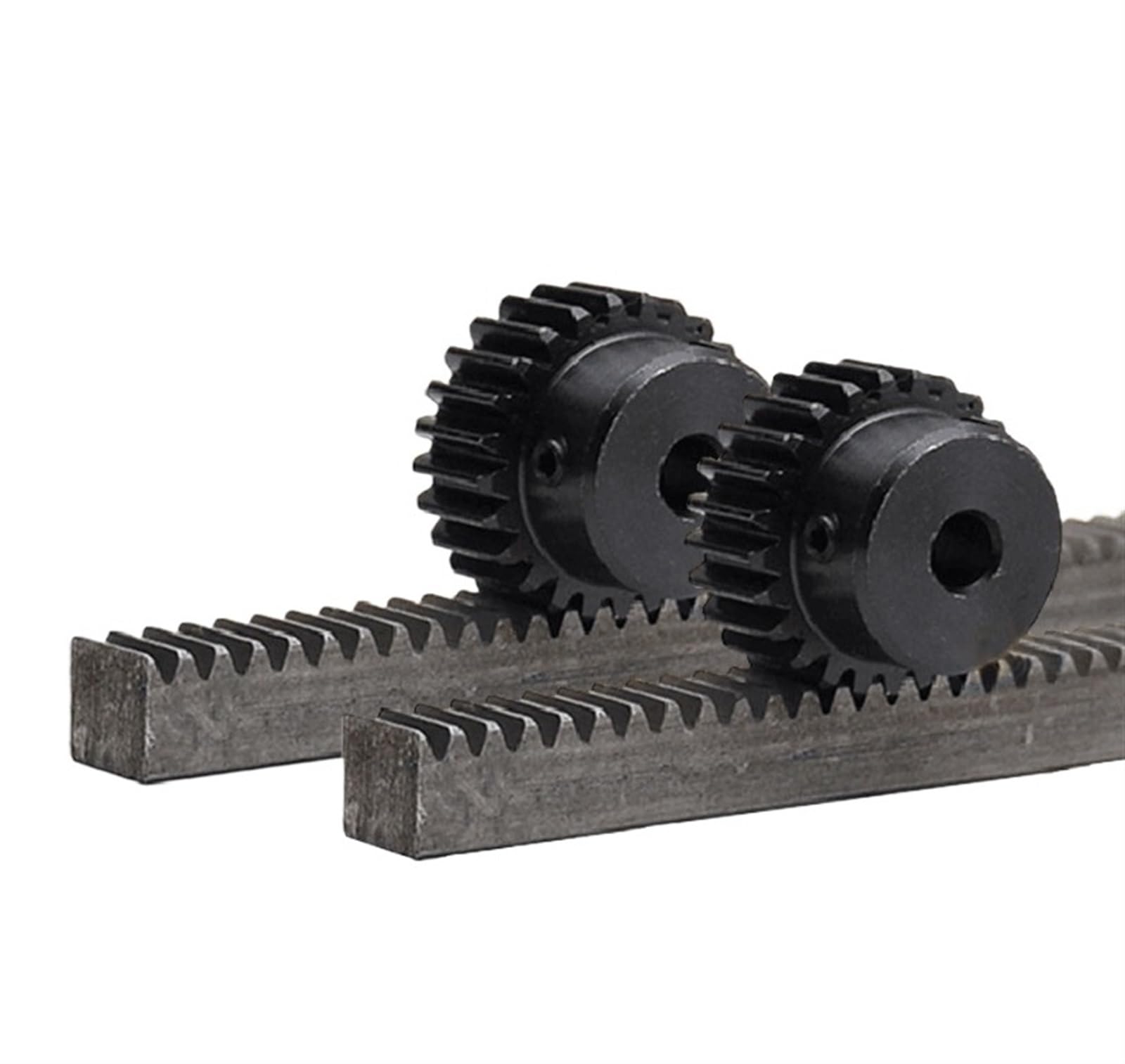 Bevel Gear Pinion Hardware Mechanical 2pcs 1mod 16x16x250mm Rack+2pcs Spur Gear Pinion 24Teeth Mod 1 Bore 10mm