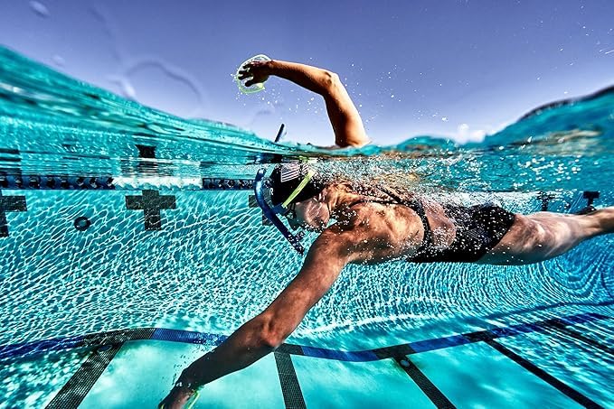 TYR Ultralite Elite Swim Snorkel - Equipo de Snorkel para Natación para Adultos - Ultra Ligero y Cómodo para Ejercicios de Alineación Corporal miniatura 2