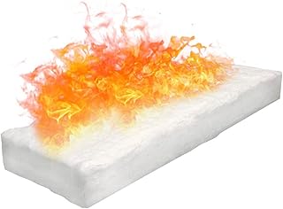 LVYXON Ceramic Sponge for Fireplaces Ethanol - 30 x 20 x 5 cm - Ceramic Wool for Bioethanol Fireplace Accessories Bioethanol, biofireplace, fireplace
