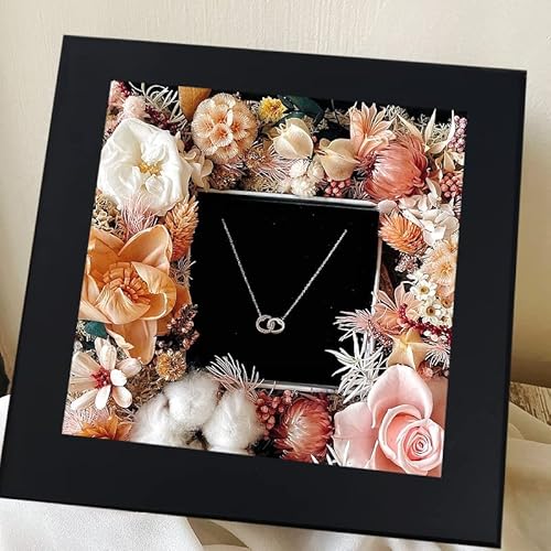 Aberido Black Gift Boxes With Lids Set Of 4 Luxury Nesting Gift Boxes With Window Small Gift Box For Women Or Men Perfect For Creating Exquisite Diy Gifts #TOP4