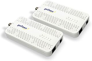 goCoax MoCA 2.5 Adapter (2-Pack) with 2.5GbE Ethernet Port | MA2500D Ethernet Over Coax for Gaming & 4K Streaming | 2.5Gbps, Plug and Play | for Cable Internet Homes - Not for Satellite TV (White)