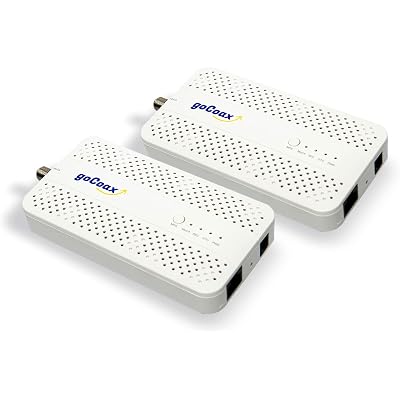 goCoax MoCA 2.5 Adapter (2-Pack) with 2.5GbE Ethernet Port | MA2500D Ethernet Over Coax for Gaming & 4K Streaming | 2.5Gbps, Plug and Play | for Cable Internet Homes - Not for Satellite TV (White)