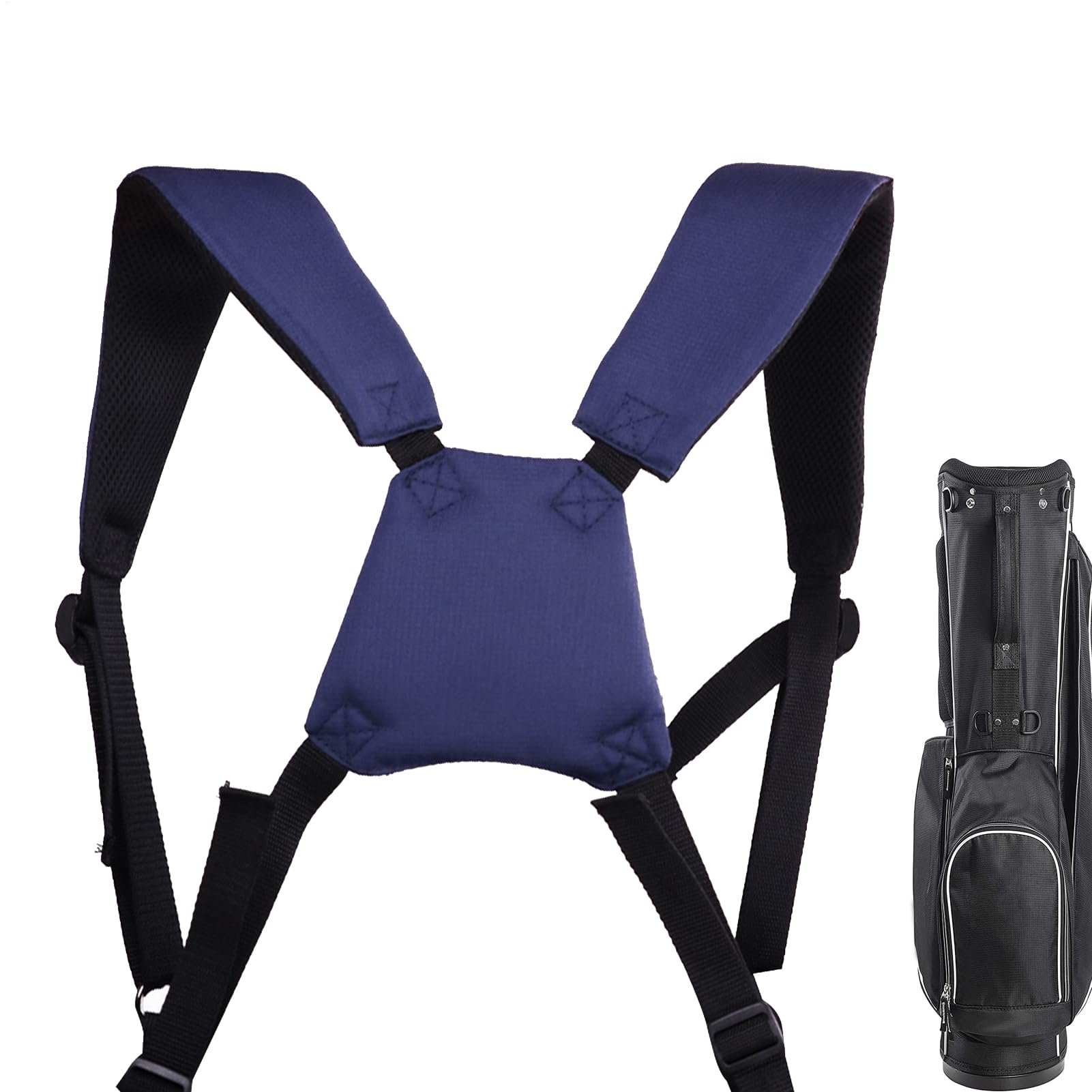 Accesorio de golf para bolsas de transporte con arnés de repuesto robusto 8