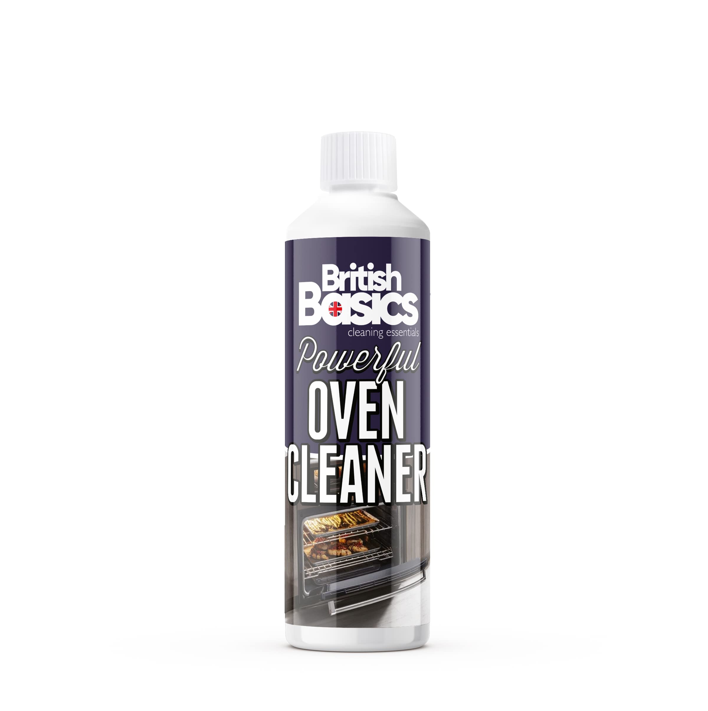 BritishBasics - Oven Cleaner Degreaser - Removes Baked On Food and Burnt-in Grease 500ml Clear