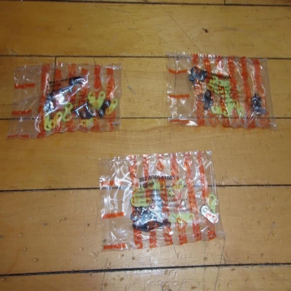 3 Packs 3/8" Presets Links Tie Straps Yellow 3621-660-6100, Replacement for Stihl OEM