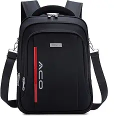 MOCHILA Escolar UNISSEX PROVA D'AGUA COM ALÇA E PORTA NOTEBOOK 15'' Marca ACO
