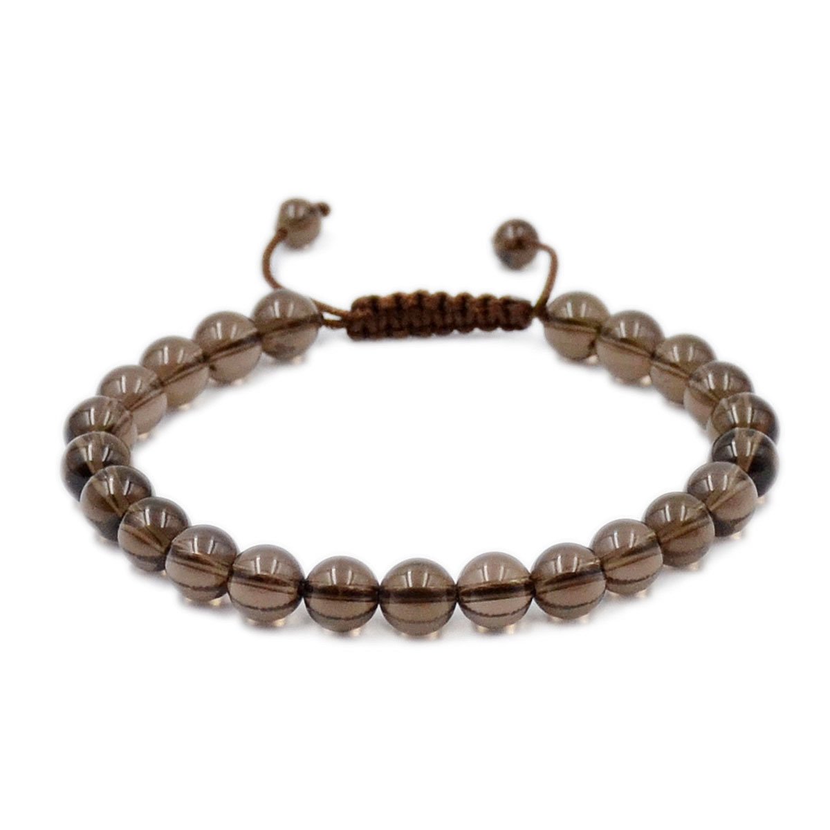 AD Beads Unisex 8mm Gemstone Bracelets Healing Macrame Adjustable 7-9 Inches || wear this healing natural gemstone bracelet help to erase your pain and fear || recover your energy|||
