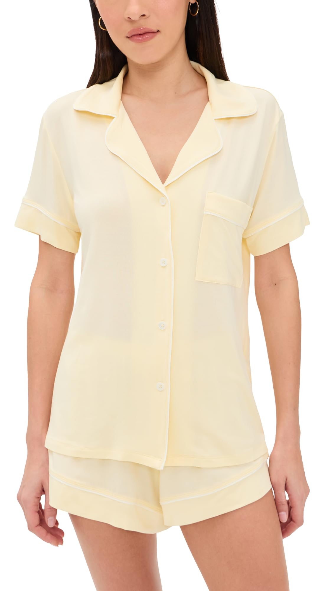 Eberjey Gisele Rib Relaxed Short PJ Set