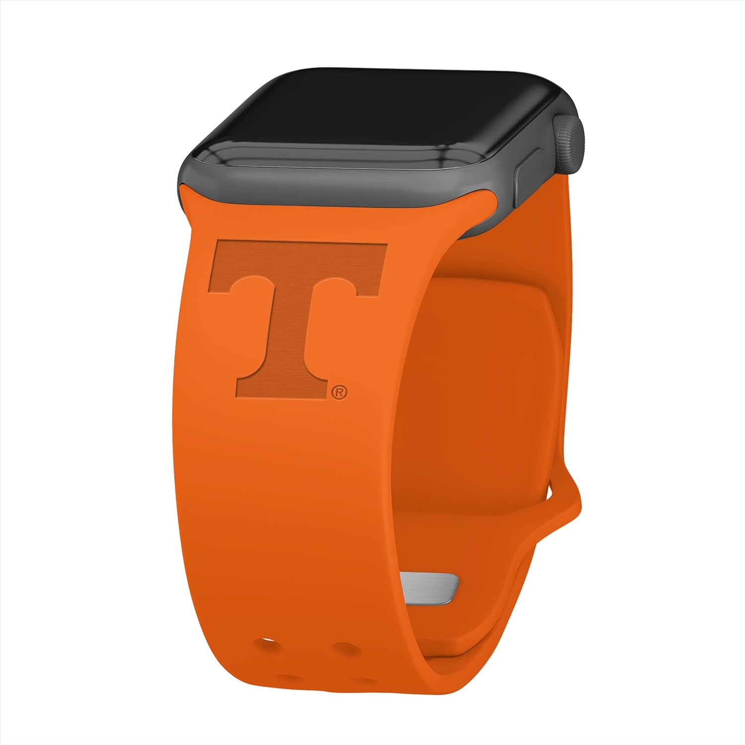 Affinity Bands Tennessee Volunteers Engraved Silicone Watch Band Compatible with Apple Watch - 38/40/41mm (42mm Series 11) Orange