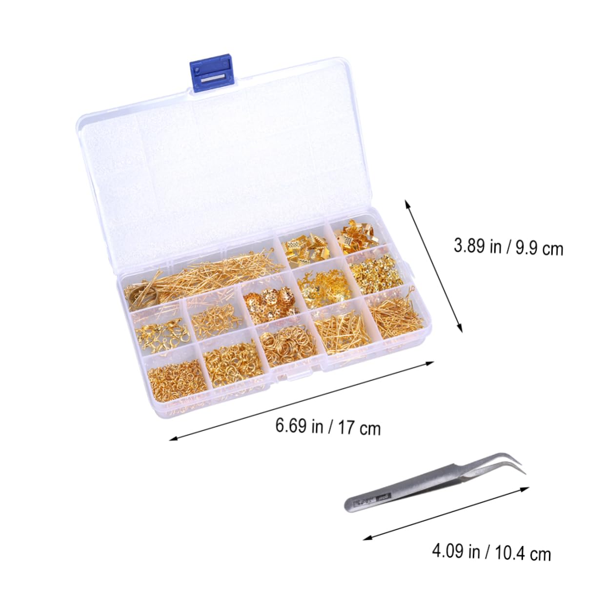 HOMSFOU Kit per Creare Gioielli in Metallo Pinze e Accessori