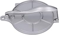 Vista 8 de Prensa de tortilla, herramienta de prensado Roti de aleación de aluminio con mango curvo para masa de quesadilla presazonada Pataconera Tawa 7.9 in