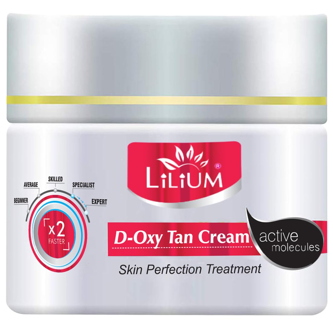 Lilium D Oxy Tan Cream 40g | Removes De Tans & Heals Sun Burn With Kojic & Milk | Even Skin tone & Reduce Dark Spots | Dermatologically Tested & Paraben Free | 100% Vegan | All Skin Types