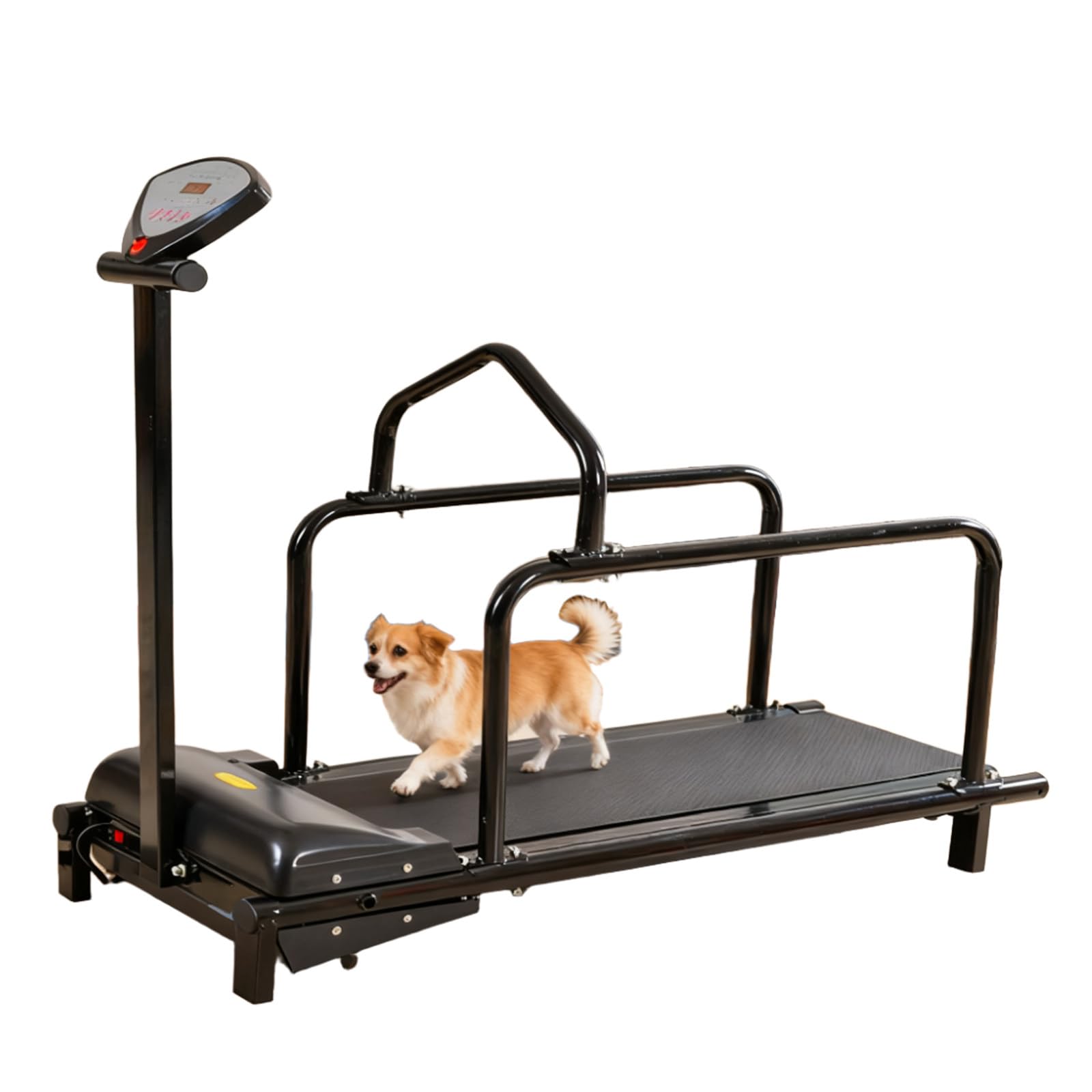 Cinta de Correr para Mascotas Pequeñas y Medianas, con Pantalla de Monitoreo LCD, Soporte hasta 175 lbs, Ideal para Uso Doméstico y Entrenamiento Interior