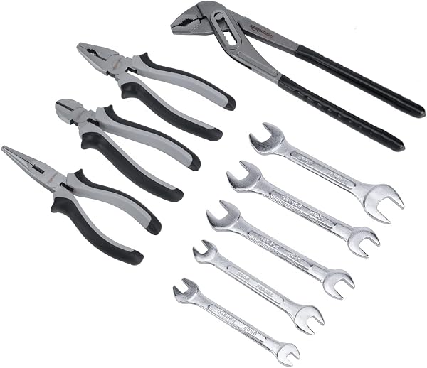 Amazon Basics 65 Piece Home Tool Set, Black - 4