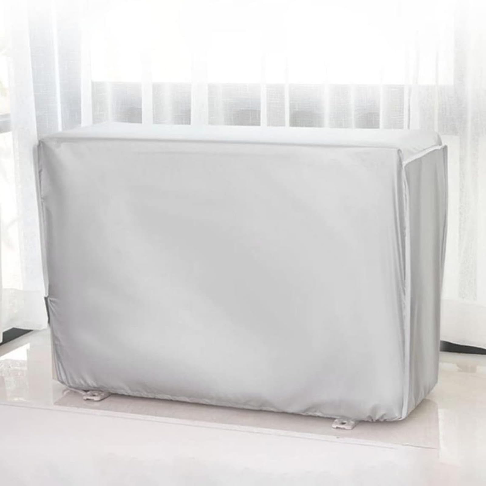 Telo Copri Climatizzatore per Unità Esterne, Coperture AC per Centrali Esterni Interni Casa, Telo Protettivo Mobili (105x40x75 cm / 41,3x15,7x29,5 pollici)