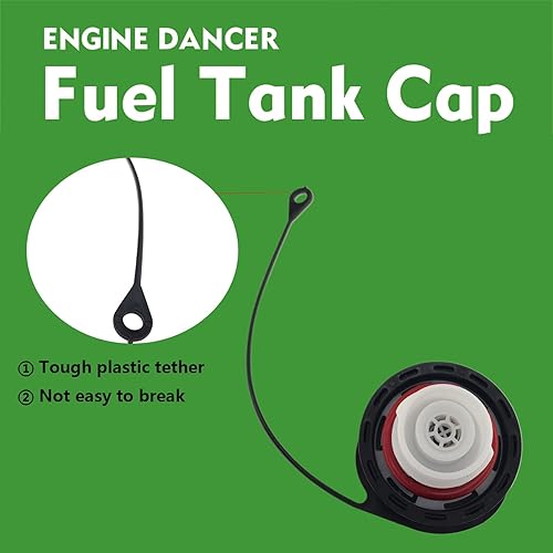 Miniatura 4 de Tapa de depósito de gasolina 42031AG00A compatible con Subaru 2005-2012 B9 Tribeca Legacy Outback Tribeca