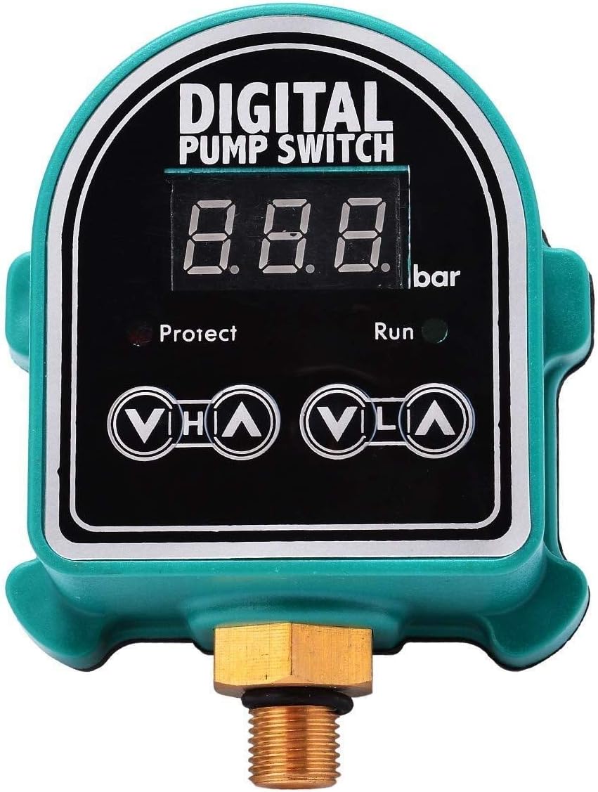 YWHWH Digital LCD Water Pumps Pressure Switch Garden Gas Eletronic
