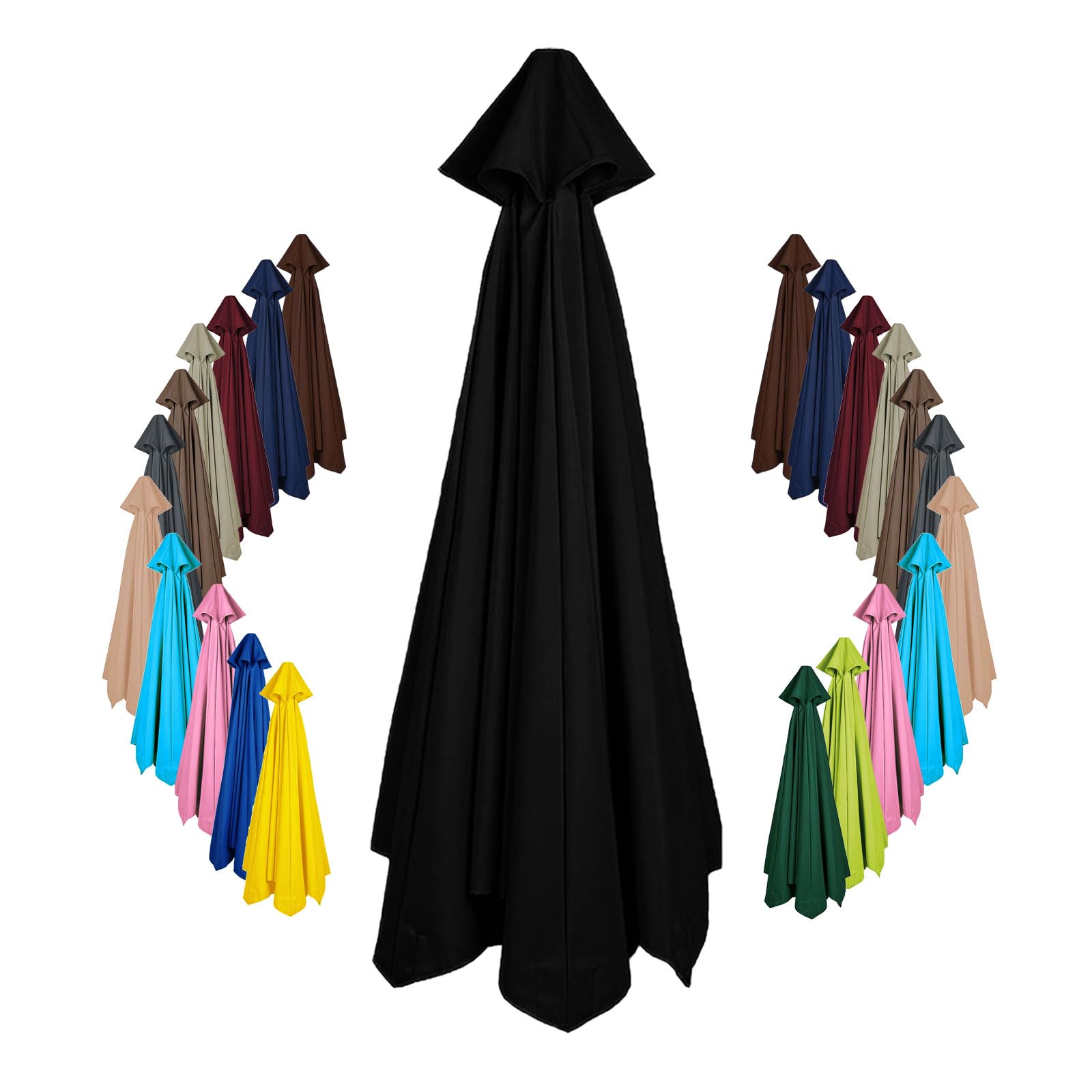 Replacement parasol canopy 8 arms 6 arms 2.0m/2.15m/2.3m/2.5m/2.7m/3.0m/3.5m/4.0m Garden Umbrella Replacement Cover Fabric Patio Umbrella Fabric Canopy Cover For garden parasol