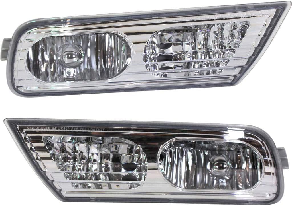 TYC Left Fog Light Lens/Housing Compatible with 2007-2009 Acura MDX