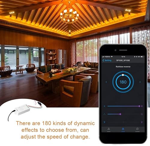 Miniatura 3 de Controlador WiFi LED WS2811 WS2812B Módulo de luz de tira LED Aplicación universal Control inalámbrico SP108E 2048 píxeles gobernador