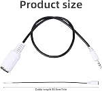 2pcs Type A MIDI à 3.5mm Adaptateur, 14" Câble de rupture MIDI Femmes TRS 3.5mm Accessoires de convertisseur audio masculin pour les synthés de clavier & DAWs