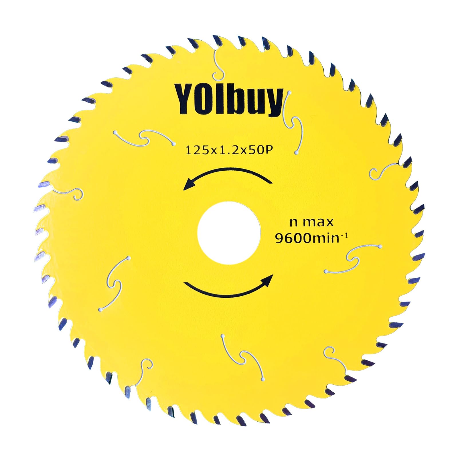 YOIbuy PRO 125mm 50P 丸鋸刃 チップソー 内径20mm 厚み…