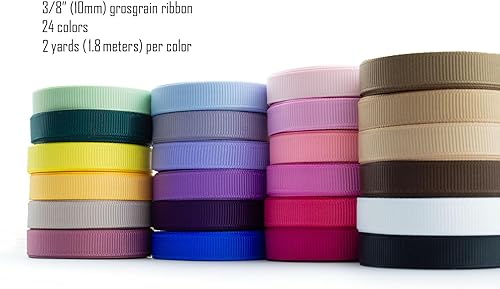 Miniatura 2 de Summer-Ray - Cinta de grogrén (96 yardas, 38 pulgadas y 14 pulgadas)