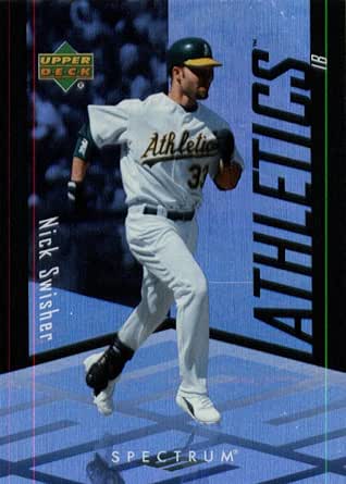 2007 Upper Deck Spectrum Baseball Card # 34 Nick Swisher Oakland ...